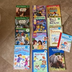 13 Level 1 and Level 2 Readers Books for Children
